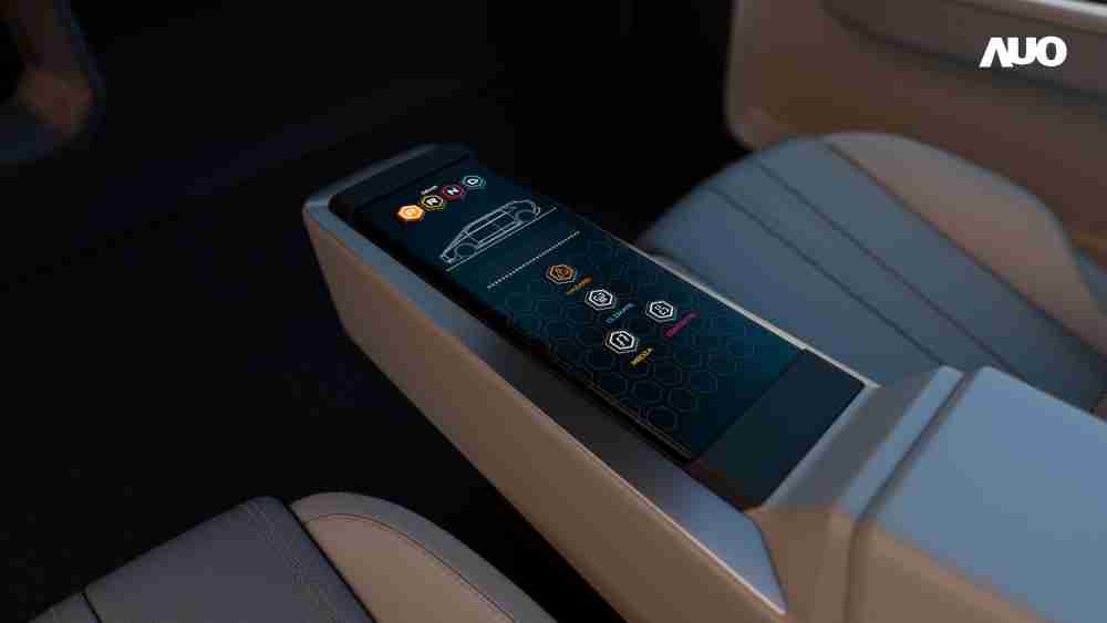 欧陆注册以人性化设计打造多变形态中控显示(Morphing Center Control)，，，不使用时仅平面显示信息，，进行操作时，，，显示器则会动态隆起，，，，转变成3D实体按钮，，，并有触觉回馈，，展示人机互动新体验