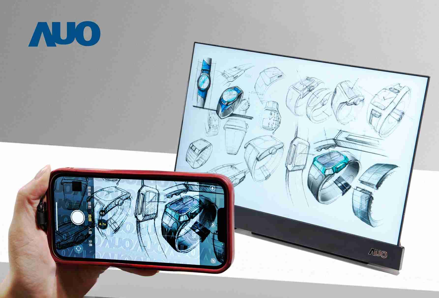 欧陆注册16吋防窥显示器，，采用人眼无法察觉、、、、相机拍摄时才显现的隐藏式水印技术，，未来可结合AI镜头侦测周围环境，，，，实时开启或关闭水印，，大幅提升在公共场域使用显示器的安全性